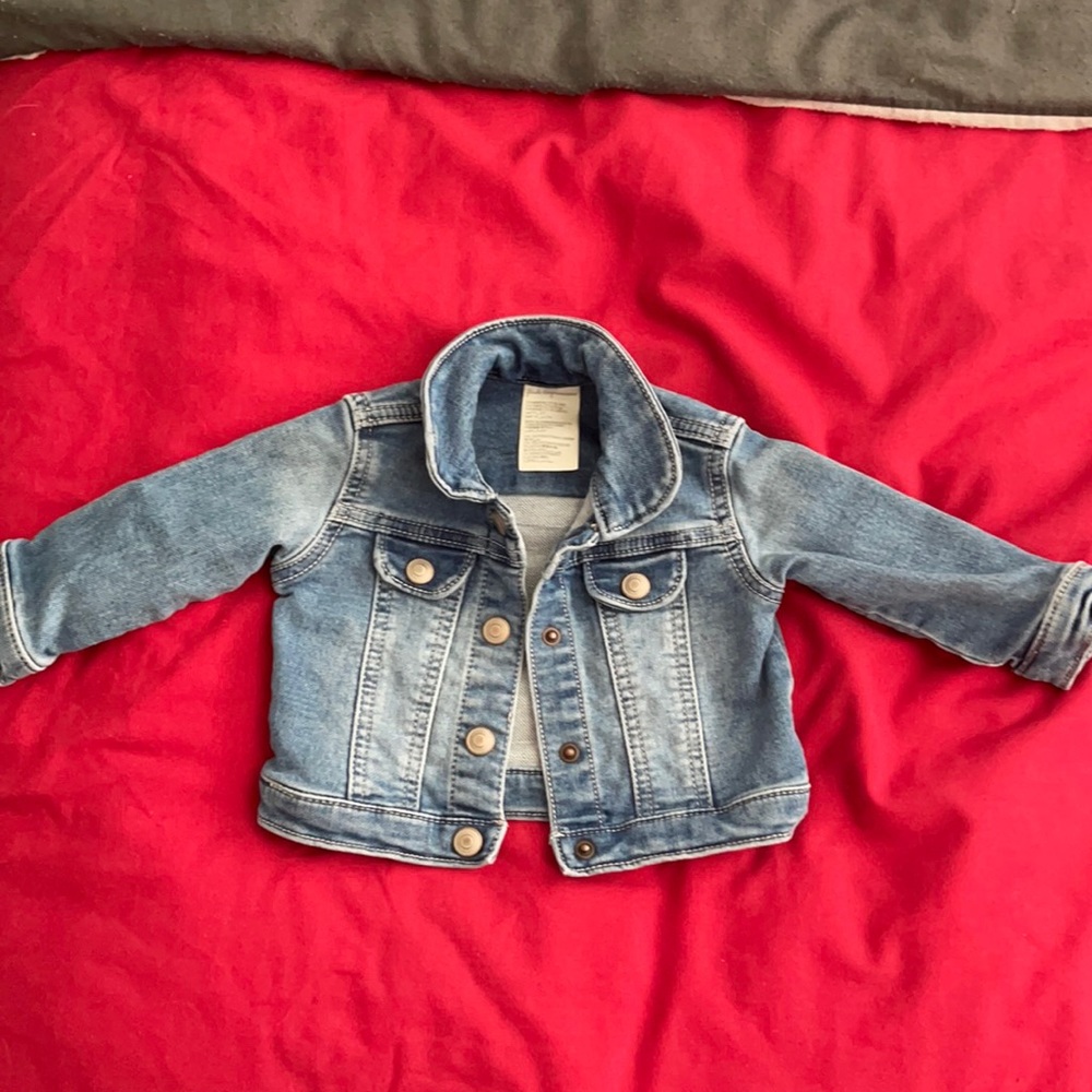 First Impressions jean jacket 6-9 months
